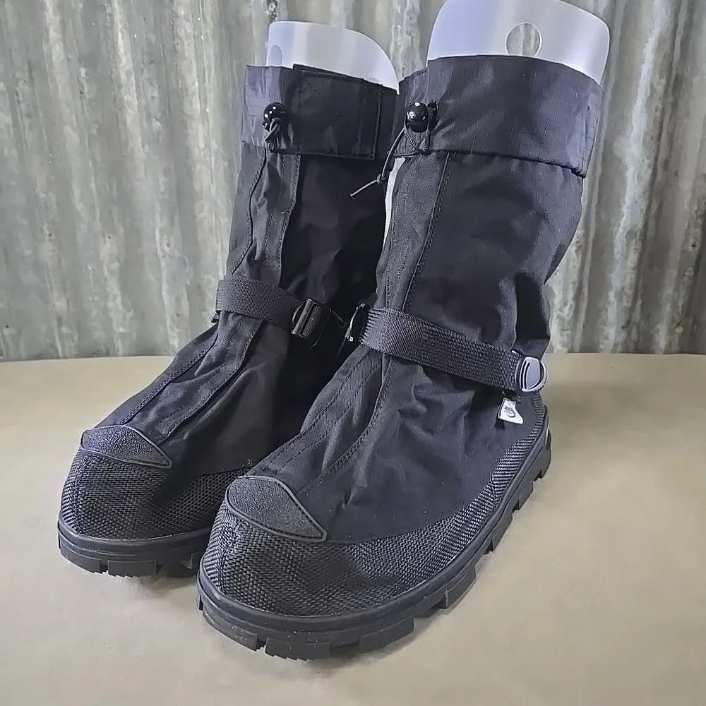 Neos Voyager Glacier Trek Cleats Overshoes Black Waterproof Sz XXL (US13.5-15)